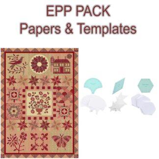 Chateau de Chantilly Quilt EPP Papers and Templates Set