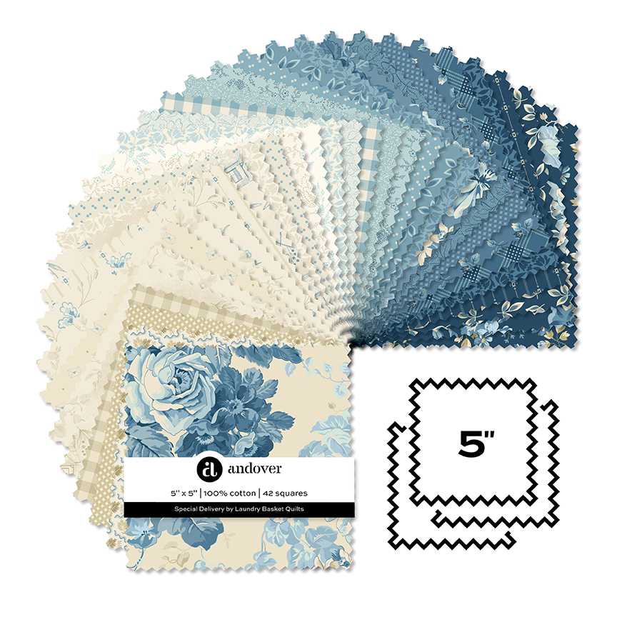 Special Delivery by Laundry Basket Quilts - Charm Pack 42pc